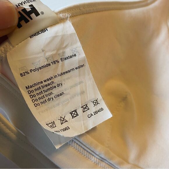 Helly Hansen Swim bathing suit bikini triangle bra top padded striped pink -S - Picture 5 of 7